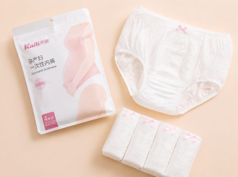 梅州纯棉高腰孕妇一次性内裤
